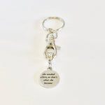 She Needed A Hero So That's What She Became Keychain Gift, Motivating Gift for Daughter, Encouragement Gift, Strong Woman Gift For Her