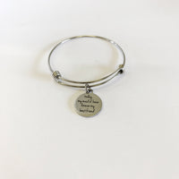 Today My Maid Of Honor Forever My Best Friend Stacking Expanding Bangle Charm Bracelet, Maid Of Honor Wedding Gift, Wedding Jewelry for BFF