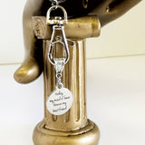 Today My Maid Of Honor Forever My Best Friend Keychain, Wedding Party Gift, Maid Of Honor Gift, Maid Of Honor Thank You Gift, BFF Gift