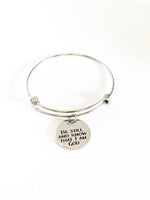 Be Still And Know That I Am God Stacking Bracelet, Psalm 46:10 Scripture Jewelry,  Stacking Bangle, Bible Verse Jewelry, Sunday School Gift