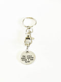 Be Still And Know That I Am God Keychain Gift, Psalm 46:10 Scripture Gift, Bible Verse Gift, Convertible Jewelry Gift, Sunday School Gift