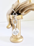 Be Still And Know That I Am God Keychain Gift, Psalm 46:10 Scripture Gift, Bible Verse Gift, Convertible Jewelry Gift, Sunday School Gift