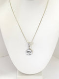 Christian Jewelry Gifts, Nothing Is Impossible With God Silver Necklace, Religious Jewelry, Motivational Christian Encouragement Gifts