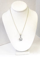 Enjoy The Journey Egraved Pendant Necklace, Mindfulness Jewelry Gift For Her, Motivational Jewelry For Daughter, Inspirational Jewelry