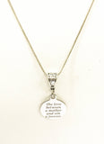 The Love Between A Mother And Son Is Forever Pendant on Silver Chain, New Mom Gift, Mom of Son Gift, Mom Gift For Mom,  Mother's Day