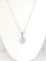Scripture Necklace Gift, Psalms Necklace, Bible Verse Jewelry, God Is My Strength Necklace, Scripture Jewelry Gift For Her, Sympathy Gift