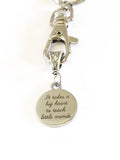 It Takes A Big Heart To Teach Little Minds Keychain, New Teacher Gift, Girlfriend Gift, Back To School Teacher Gift, Teacher Appreciation