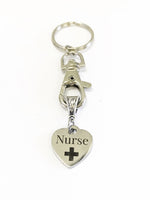 Nurse Gifts, Nurse Keychain, Nurse Keyfob, Nurse Keyring, Nurse Jewelry, Wife Nurse Gift, Daughter Nurse, Favorite Nurse Gift, Nursing Staff