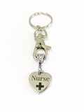 Nurse Gifts, Nurse Keychain, Nurse Keyfob, Nurse Keyring, Nurse Jewelry, Wife Nurse Gift, Daughter Nurse, Favorite Nurse Gift, Nursing Staff