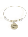 Be Brave Expanding Bangle Charm Bracelet, Stacking Bracelet, Stackable Bracelet, Encouragement Bracelet, Mindfulness Arrow Charm Jewelry