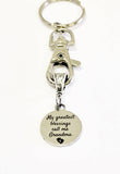 Grandmother Gifts, My Greatest Blessings Call Me Grandma Keychain, Grandma Gifts, Custom Gift Options, Gift For Grandma From Grandchildren
