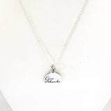 Give Thanks Necklace, Thanksgiving Jewelry, Always Thankful, Thanksgiving Gift, Give Thanks Gift For Her, Wife Jewelry, Daughter Jewelry