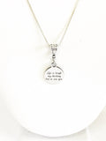 Life Is Tough My Darling But So Are You Motivational Necklace, Success Quote Necklace, Inspirational Jewelry, Sympathy Gift For Her
