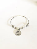 BeYOUtiful Stacking Expandable Bangle Charm Bracelet, Daughter Stackable Motivational Encouragement Jewelry Gift For Her, Sympathy Gift