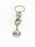 26.2 Marathon Keychain, Runner Gifts, Running Gifts, Marathon Team Gifts, Runner Valentine Gift For Her, Love To Run, Running Marathons