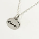 Blessed Necklace, #Blessed Jewelry, I Am Blessed, Christian Jewelry Gifts, Christian Gifts, Blessed Silver Necklace, Religious Gifts For Her