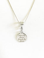 Sisters By Chance Friends By Choice Necklace, Sister In Love Jewelry Gift, Sister In Law Valentine Gift, Sister Necklace, Sisters Friends
