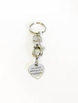 My Heart Belongs To A Firefighter Keychain, Firefighter Girlfriend Gift, Firefighter Wife Gift, I Love A Firefighter, Gift For Her