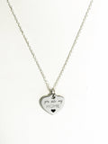 You Are My Home Necklace, Mom Necklace, Mom Jewelry, Wife Necklace, Wife Jewelry Gift, Heart Charm Necklace, You Are My Home Jewelry