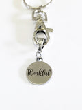 Thankful Keychain, Keychain Gift, Thanksgiving Gift, New Job Gift, New Car Gift, New House Gift, Gift For Mom, Thankful for You