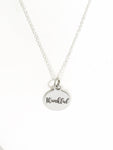 Thank You Gift, Thankful Necklace, Thanksgiving Jewelry, Thankful For Blessings, Thanksgiving Jewelry Gift For Her, Thankful For You