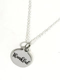 Thank You Gift, Thankful Necklace, Thanksgiving Jewelry, Thankful For Blessings, Thanksgiving Jewelry Gift For Her, Thankful For You