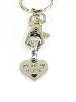 Love Keychain, You Are My Home Keychain, Gift For Wife, Gift For Mom, Mom Valentine Gift, Girlfriend Gift, New Home Gift, Valentine Day Gift