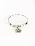 Together We Can Make A Difference Stacking Expandable Bangle Charm Bracelet, Mindfulness Jewelry, Social Awareness Gifts, Direct Sales Teams