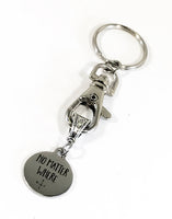 No Matter Where Keychain, Love Gift, New Car Gift, Going Away Gift, Going to College Gift, Daughter Gift, Wife Gift, New Home Gift, New Job