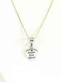 Motivational Jewelry Gifts, Always Rise Above Pendant Necklace, Motivational Gifts For Her, Wife Jewelry, Motivational Daughter Jewelry Gift