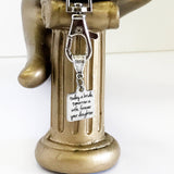 Today A Bride Tomorrow A Wife Forever Your Daughter Keychain, Father Of The Bride Gift, Mother Of The Bride Gift, Wedding Day Parents Gift