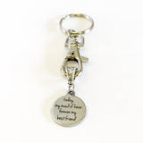 Today My Maid Of Honor Forever My Best Friend Keychain, Wedding Party Gift, Maid Of Honor Gift, Maid Of Honor Thank You Gift, BFF Gift
