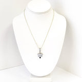 I Love My Lineman Silver Necklace, Lineman Wife Jewelry Gift, Lineman Girlfriend, Thankful for Linemen, Supporting Linemen, Wife of Lineman