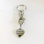 I Love My Lineman Keychain, Lineman Wife Jewelry Gift, Lineman Gifts, Lineman Daughter Gifts, Lineman Girlfriend Gifts, Lineman Supporter