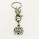 Stepmother Gift, Mother In Law Gift, Thank You For Loving Me As Your Own Keychain, Grandmother Gift, New Stepmother Gift, MIL Gift