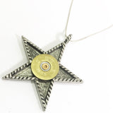 Shotgun Shell Jewelry, Shooting Jewelry, Star Necklace, Shotgun Shell Necklace, Star Jewelry, Shooting Star Necklace, Shotgun Shell Gifts