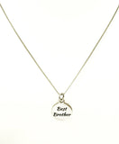 Best Brother Necklace, Stainless Steel Necklace, Gift For Brother, Brother Jewelry, Brother Gift, Best Brother Gifts, Gift From Sister