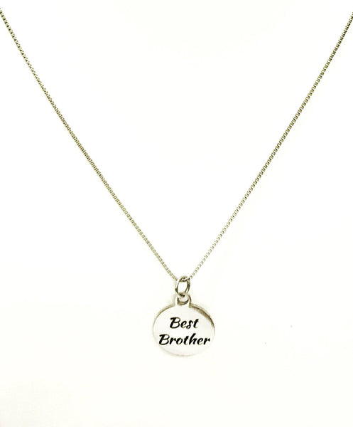 Best Brother Necklace, Stainless Steel Necklace, Gift For Brother, Brother Jewelry, Brother Gift, Best Brother Gifts, Gift From Sister