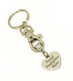 Firefighter Mom Keychain, Proud Firefighter Mom Gift, Proud Mom Gift, Gift For Firefighter Mother, Proud Of My Firefighter Keychain