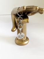 Be Still And Know That I Am God Keychain Gift, Psalm 46:10 Scripture Gift, Bible Verse Gift, Convertible Jewelry Gift, Sunday School Gift