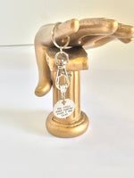 Be Still And Know That I Am God Keychain Gift, Psalm 46:10 Scripture Gift, Bible Verse Gift, Convertible Jewelry Gift, Sunday School Gift