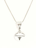 Dementia Necklace, Dementia Medical Condition Necklace, Dementia Awareness Engraved Pendant Necklace, Medical ID Jewelry, Dementia Jewelry