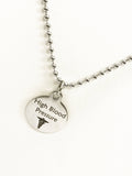 High Blood Pressure ID Necklace, High Blood Pressure Jewelry, High BP Necklace, Medical Necklace for Men, Medical ID Necklace