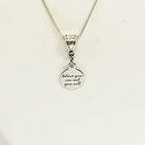 Motivational Gifts, Believe You Can And You Will Silver Necklace, Encouragement Gifts For Her, Encouraging Success, Entrepreneur Gifts