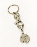 Naughty or Nice Keychain, Gag Gifts, Funny Valentine Gifts, White Elephant Gifts, Girlfriend Gifts, Girlfriend Party Gifts, Fun Gifts