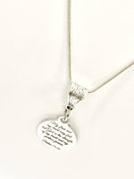 My Flesh and My Heart May Fail Necklace, Christian Jewelry, Christian Necklace, Scripture Jewelry, Psalms 73:26 Necklace, Scripture Gifts
