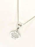 My Flesh and My Heart May Fail Necklace, Christian Jewelry, Christian Necklace, Scripture Jewelry, Psalms 73:26 Necklace, Scripture Gifts