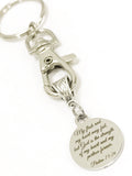 Christian Keychain Gifts, My Flesh and My Heart May Fail Keychain, Psalms 73:26 Keychain, Scripture Gifts, Bible Verse Gifts, Christian Gift