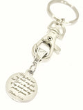 Christian Keychain Gifts, My Flesh and My Heart May Fail Keychain, Psalms 73:26 Keychain, Scripture Gifts, Bible Verse Gifts, Christian Gift