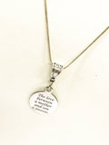The Love Between A Mother And Son Is Forever Pendant on Silver Chain, New Mom Gift, Mom of Son Gift, Mom Gift For Mom,  Mother's Day